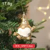 Novos enfeites de árvore de Natal, pingentes de decoração de Natal, decorações de festa, decoração de cena de homem de gengibre de alta qualidade galvanizado