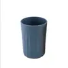 Taza de Paja de Trigo Taza para Enjuague Bucal Taza para Cepillo de Dientes Taza para Beber 300ml Taza de Café Taza Rayada Taza para Bebidas Plástico