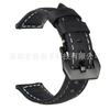 Adecuado para Samsung Watch6 Correa de Cuero con Patrón de Caballo Loco Huawei Watch5 Pro Correa de Cuero 20/22mm