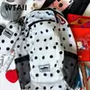 Confirmado sudakooo Nuevo modelo coreano heisan25 otoño nailon ligero lunares mochila estilo coreano