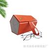 Estuche Multicompartimento para Gafas para Coche, Caja de Almacenamiento para Gafas de Sol, Estuche Plegable Portátil de Gran Capacidad para Joyas, Gafas de Lectura y Gafas de Prescripción