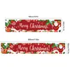 Nuevos Banners Navideños Transfronterizos, Decoraciones para Celebración de Fiesta Navideña, Tela de Fondo para Escenario, Banderines Colgantes