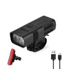 Luz para Bicicleta de Noche Recargable Impermeable Linterna de Iluminación Nocturna A prueba de Lluvia Luz para Bicicleta de Montaña Luz Trasera Accesorios de Ciclismo