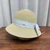 Novo Chapéu de Palha Elegante com Laço Estilo Francês para Mulheres 2026, Chapéu de Sol Casual de Verão para Férias, Chapéu de Sol da Moda