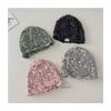 2005 Nuevo Estilo Coreano Ins Lentejuelas Otoño e Invierno Sombrero de Pescador Moda Tejido Calado Turbante para Niños Gorro Caído