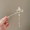 Nuevo Pasador de Mariposa con Borla Estilo Chino para Mujer, Pasador Estilo Antiguo, Pasador Moderno Sencillo, Pasador Cheongsam Dinastía Han