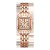 Reloj cuadrado pequeño de lujo ligero de alta gama, reloj de mujer de venta caliente transfronteriza, reloj de cuarzo moderno, reloj para mujer