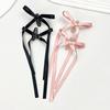 Pinza de Lazo Estilo Ballet Francés Cinta Lazo Clip Agarre Chica Dulce Sentido de Alta Gama Cinta Cabello Torcido Horquilla Pequeña Accesorios para el Cabello Sencillos