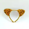 Día del Niño Jardín de Infancia Actuación Diadema de Animales de Dibujos Animados Diadema de Felpa Orejas de Gato Diadema de Cabeza de Tigre