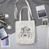 Nueva moda ins bandolera de lona desmontable Corea estudiante bolsa de lona colgada bolsa de mujer una generación de cabello