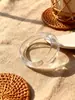 Nueva Moda Estilo Europeo y Americano Nuevo Pulsera con Patrón de Mármol Cruzada Irregular Pulsera de Venta Caliente Transparencia