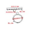 Accesorios DIY Plata Esterlina S925 Irregular Conector de Perla Ot Cierre Nicho Venta al por Mayor Joyería de Plata Artesanal de Shantou