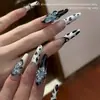 Novos Acessórios para Unhas Polka Dot de Argila Macia Flor de Lírio de Cinco Pétalas Simples e Elegantes Acessórios Populares para Unhas Ice-Through