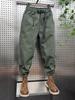 Pantalones casuales nuevos de otoño e invierno para hombre, pantalones harén de pierna ancha holgados de talla grande, monos de moda nacional con tobillos atados.
