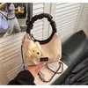 Bolsa de Mão Estilosa de Cor Color-Blocking de Nicho de Alta Aparência para Mulheres 2026 Novo Modelo Simples Casual Tendência Bolsa de Ombro Transversal