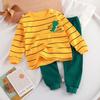 Roupas de Algodão Puro de Outono para Crianças, Conjunto de Roupa Íntima Base para Bebês, Roupas de Algodão para Meninas, Uniformes Escolares, Calças de Outono para Bebês, Estilos de Primavera e Outono