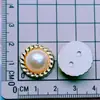 Estilo Chanel Pinza Plana de Perlas Funda para Teléfono Hebilla de Zapato Ropa DIY Materiales Hechos a Mano Accesorios de Plástico Adornos