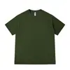Camiseta Oversize Blanca de Peso Pesado Hilo Doble 40S Verano Transfronteriza Hombro Normal Camiseta Base Manga Corta Camiseta de Algodón Puro para Hombre Hecha a Medida