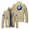 2024 comercio exterior transfronterizo nuevo logo estampado cuello alto chaqueta cárdigan para hombre abrigo deportivo guapo todo partido ropa para hombre