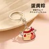 Chaveiro de desenho animado criativo pingente fivela acessórios bolsa de estudante resina chaveiro namorada casal pequeno presente atacado