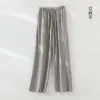 Conjunto de Lino Estilo New Old Money, Ropa Casual de Verano para Casa, Top de Manga Corta, Pantalones Casuales Sueltos Delgados, Una Pieza Envío Directo