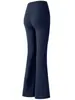 Pantalones de Yoga Acampanados, Leggings Acampanados de Cintura Alta, Pantalones de Tiburón para Exteriores, Pantalones Acampanados Deportivos Adelgazantes para Fitness y Danza que Levantan los Glúteos