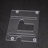 Placa de Circuito Retardante de Chamas Trilho Guia Transparente Placa de Resistência para PC Processamento de Fresagem por Gravação CNC Alinhamento Anti-Arranhões Placa Inferior