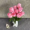 9 Manojos Pequeños de Rosas Búlgaras para Decoración del Hogar y Hotel, Rosas Marrones para Bodas al por Mayor