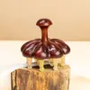 Peine de Masaje con Forma de Calabaza, Peine de Masaje Casero de Sándalo, Peine de Madera para Alisar el Cabello, Peine de Masaje de Cuerno de Cabra para Meridianos de la Cabeza y Puntos de Acupuntura