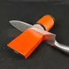 Piedra de afilar multifuncional para cuchillos de cocina caseros, Herramienta rápida para afilar cuchillos de cocina y cuchillos pequeños, Afilador de cuchillos cilíndrico