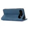 Aplicable Transfronterizo Google 9 10 11 Funda Flip Magnética Fuerte Estuche de Cuero Estilo Japonés Color Sólido Ranura para Tarjetas Funda de Teléfono de Negocios En Stock