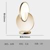 Luminária de Mesa Criativa de Luxo Leve, Estilo Minimalista Nórdico de Designer, Decoração Suave para Casas Modelo, Sala de Estar, Quarto, Luminária Decorativa de Cabeceira para Uso Doméstico