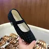 Zapatos Mary Jane de Terciopelo Estilo Retro Suave para Mujer 2026 Nuevo Modelo Boca Baja Zapatos de Ballet Estilo Hada para Combinar con Faldas Zapatos de Abuela