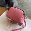 Bolsa de Mão Portátil Couro Genuíno Fashion Simples Grande Capacidade Bolsa com Zíper Duplo Mini Carteira de Moedas Exquisita de Alta Qualidade