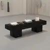 Expositor de Ilha para Loja de Roupas, Display Central para Loja de Roupas Femininas, Armário de Exposição de Sapatos Moderno e Simples com Padrão de Pedra
