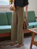 Novo ProdutoCalça Scimitar Soligther Lã Lyocell Francesa Modelo Novo 2025 Calça Casual Cintura Alta Calça Longa