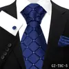 Gravata Formal Masculina, Lenço Quadrado, Abotoaduras Terno de 3 Peças, Estilo Europeu Tendência Negócios Liso Xadrez Gravata Amarrada à Mão em Estoque