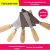 Espátula Cabo de madeira Ferro espessado Junta Preenchimento Pequena Faca Raspadora Raspador Faca para manchas Faca de lote Faca de limpeza de respingos
