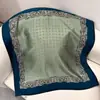 Rao Yun Primavera e Outono 70 Novo Estilo Feminino Crepe de Seda Cetim 12 Momme Lenço Quadrado Estilo Floral Coreano Em Estoque Atacado