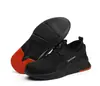 Zapatos de Protección Laboral Transfronterizos para Hombre en Verano, Antiaplastastamiento, Antipenetración, Resistentes al Desgaste, Puntera de Acero, Transpirables, Ligeros, Antideslizantes, Zapatos de Trabajo de Seguridad Protectores