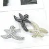 Pinza para el pelo de estrella de mar de perla de diamante de alta calidad estilo coreano moda simple pinza para el pelo personalidad temperamento nicho accesorios para el pelo recogido para mujeres
