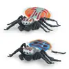 2 Piezas de Figurina Realista de Araña Pavo Real  Modelo de Araña Saltarina de PVC Juguete de Insecto Educativo Decoración Realista de Mesa para Niños Figura de Animal para Le