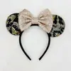 Pinzas para el Cabello con Lentejuelas de Orejas de Mickey Mouse de Nuevo Estilo Transfronterizas para Mujeres, Diademas para Fiestas Infantiles, Accesorios para el Cabello al por Mayor