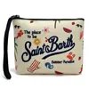 Moda Europeia e Americana Estampa de Leopardo Material de Mergulho Bolsa de Cosméticos Design de Nicho Bolsa para Batom e Cosméticos Bolsa de Higiene Pessoal Portátil para Viagem
