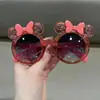 Óculos de Sol Fofos para Crianças com Laço de Cristal, Óculos com Proteção UV para Meninos e Meninas, Perfeitos para Uso Diário, Sessões de Fotos e Presentes de Férias
