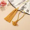 Nudo Chino Borlas de Doble Color, Borlas Bicolor para Colgar en el Coche, Accesorios de Ropa, Amuletos de Cuero, Gran Cantidad, Excelente Precio, Borlas