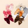 Nuevos accesorios para el cabello para niños transfronterizos, lazo de cola de milano de terciopelo coreano, horquilla para niña, horquilla trasera de princesa, clip lateral