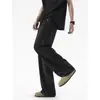 Pantalones largos de estilo perezoso para hombre para verano y otoño, estilo americano de moda, diseño versátil, holgados y casuales, pantalones casuales a la moda