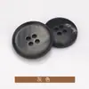 Botones de alta gama de cuatro ojales y borde ancho para camisas, blazers, pantalones, ropa y abrigos
