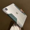 Para ipadair5 funda protectora hebilla pro11 anti-flexión 10.9 acrílico transparente 10.2Y plegable anti-caída funda de cuero